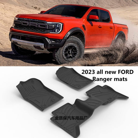 2023+ Ford Ranger Raptor waterproof floor mats RHD or LHD