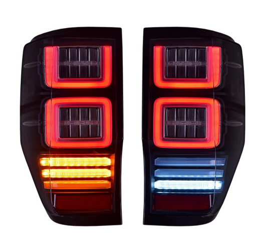 FORD RANGER & RAPTOR LED REAR TAIL LIGHTS, TYPE - TERMINATOR (2012-2022) ( FREE WORLDWIDE SHIPPING )