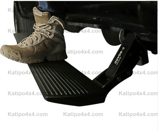 ELECTRIC POWER RETRACTABLE BOARD / FORD RANGER,  RAPTOR SIDE STEPS (2012-2025+) with LED Lights - Or NO LIGHTS