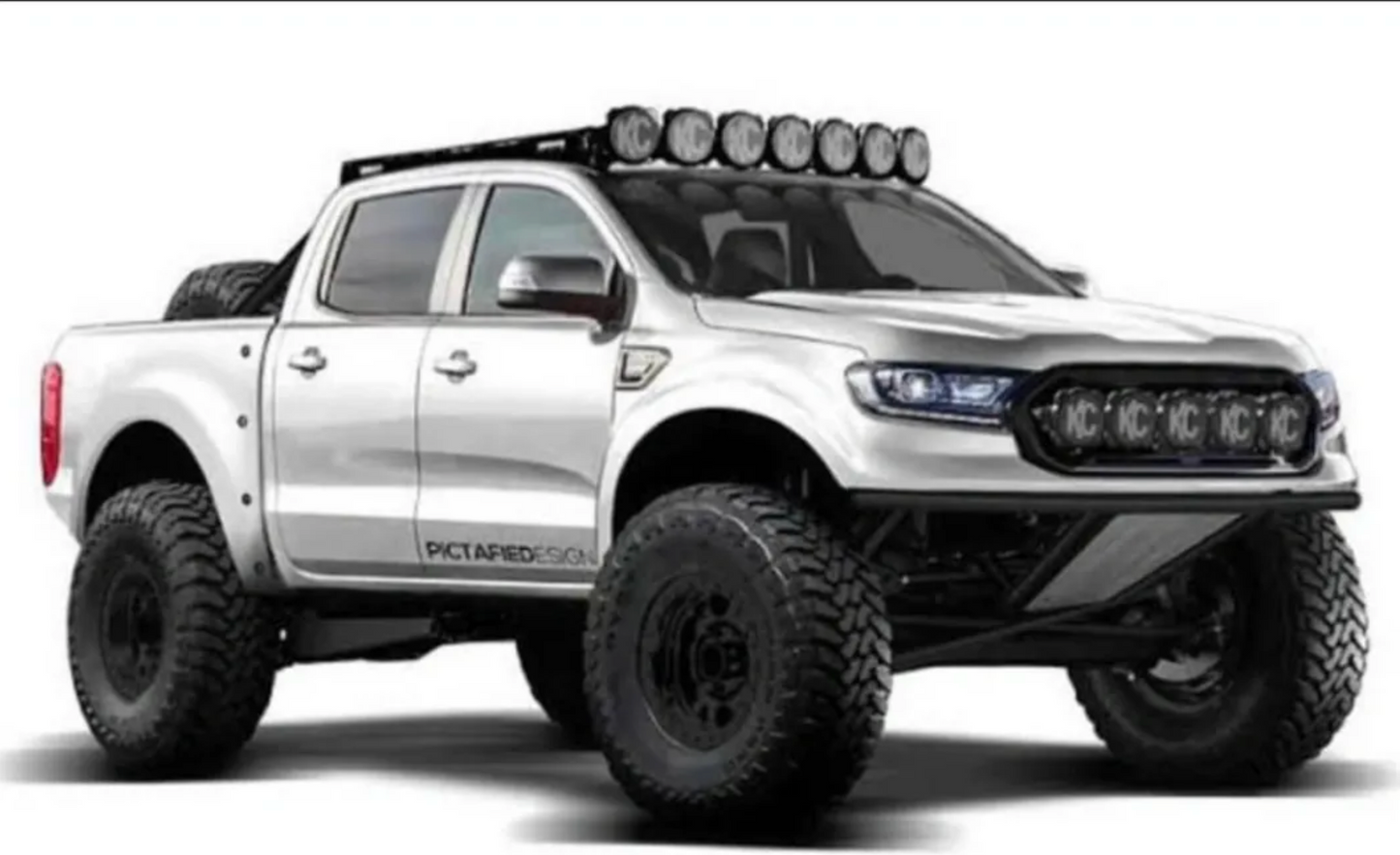 FORD RANGER, RAPTOR 2012-2024+ Katipō 4x4 Web-RACK ( RACK ONLY )